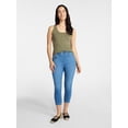 thumbnail image 3 of Time and Tru Women’s Slub Henley Tank Top, sizes XS-XXXL, 3 of 6