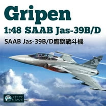 Kitty Hawk Assembled Aircraft Model Kit KH80118 JAS-39B/D Gripen Two Seat Fighter 1/48 Scale