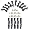thumbnail image 1 of Miangastore Fixed Rope Buckle For Kayak C-Shaped Buckles Set Black 1Set 2.2x0.4x0.4in, 1 of 9