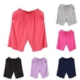 thumbnail image 2 of Womens Modal Pajama Shorts with Pockets Summer Thin Loose Elastic Waist Soft Sleepwear Lightweight Cozy Lounge Bottom, 2 of 5