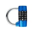 thumbnail image 4 of Door Handle Password Lock 5 Letter Combination Lock Padlock Wardrobe Combination Lock Security Lock Gym Locker, 4 of 10