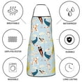 thumbnail image 6 of Pofeuu Japanese Carps Print Aprons with Pockets, Cute Aprons for Kitchen, Cooking, Server, Barber, Chef Apron, 6 of 7