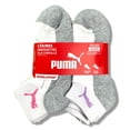 thumbnail image 2 of PUMA SOCKS GIRLS X6 - QUARTER CUT 243 - KARI WHITE GRAY -LARGE SHOE 4-9.5 6 PACK, 2 of 2