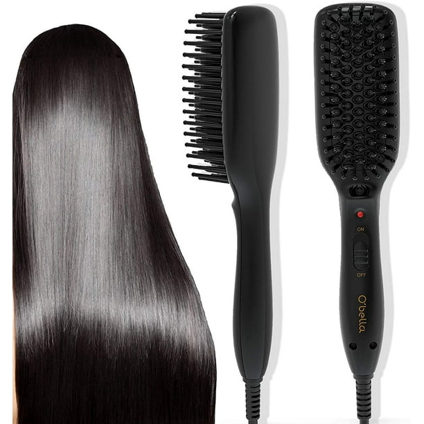 Brush that straightens outlet curly hair