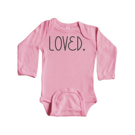 

Inktastic Loved Gift Baby Boy or Baby Girl Long Sleeve Bodysuit
