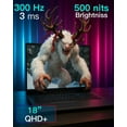 thumbnail image 6 of Alienware 18 Area-51 Gaming Laptop - Intel Core Ultra 9 275HX (24-Core), RTX 5080 GDDR7, 32GB DDR5, 2TB SSD, 18" 2.5K QHD+ 300Hz, Backlit KB, Windows 11 Pro, 6 of 8