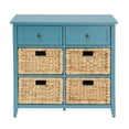 thumbnail image 2 of Miekor Furniture Teal Console Table with Storage 50257, 2 of 5