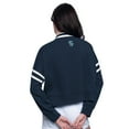 thumbnail image 2 of Women's-Starter  Deep Sea Blue Seattle Kraken Power Play Cropped Pullover Sweatshirt, 2 of 2