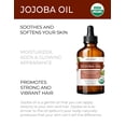 thumbnail image 2 of velona Jojoba Oil USDA Certified Organic - 4 fl oz (With Dropper) | 100% Pure and Natural | Golden, Unrefined, Cold Pressed, Hexane Free | Moisturizing Face, Hair, Body, Skin Care, 2 of 7