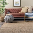 thumbnail image 5 of nuLOOM Reilly Seagrass and Jute Flatweave Fringe Area Rug, 5' x 8', Reilly Natural, 5 of 6