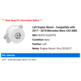 thumbnail image 2 of Left Engine Mount - Compatible with 2017 - 2018 Mercedes-Benz C43 AMG, 2 of 2