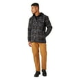 thumbnail image 3 of Dickies Men's Water Repellent Flannel Hooded Shirt Jacket | Quilted Lined Work Jacket with Fleece Hood & Hand Warmer Pockets, 3 of 3