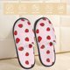thumbnail image 2 of Fotbe Strawberry Pantuflas Peludas para Mujer con Estampado, Zapatillas de Peluche, Zapatos de Invierno para Casa, Uso Interior y Exterior-Large, 2 of 8