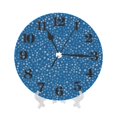 thumbnail image 7 of Kdxio Clock number Print Wall Clock,10 Inch Battery Operated Wall Clocks,Silent Non Ticking Small Analog Clock for Living Room,Office,Home,Bedroom,Kitchen,Bathroom, 7 of 7