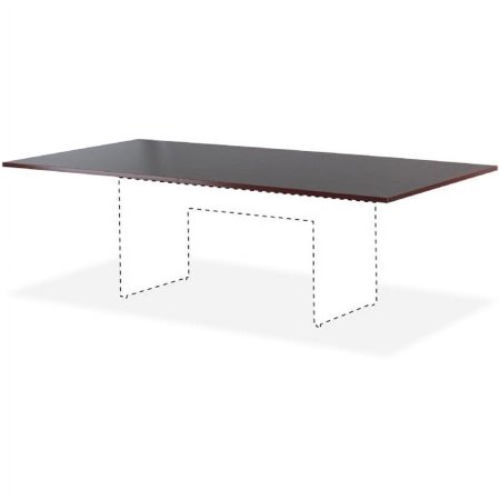 UPC: 0035255691482 | Lorell Essentials Conference Tabletop Rectangle Top – 48  Table Top Width x 96  Table Top Depth x 1.25  Table Top Thickness – 1  Height x 94.50  Width x 47.25  Depth – Assembly Required – Mahogany