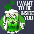 thumbnail image 3 of CafePress - Green Beer Humor Long Sleeve Dark T Shirt - Long Sleeve Dark T-Shirt, 3 of 4