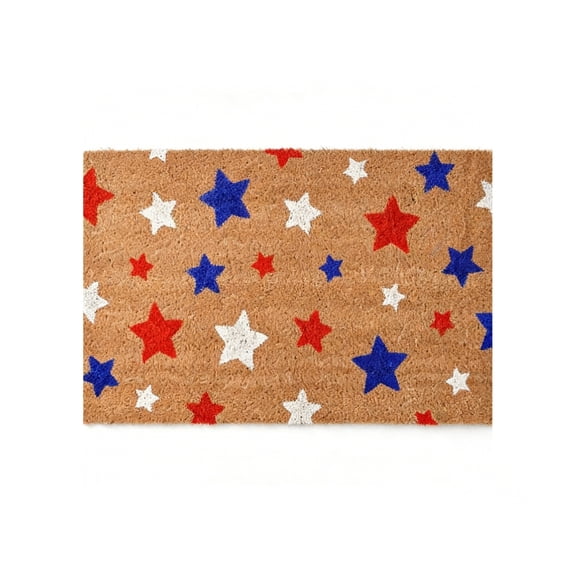 SLYNSHome 4th of July Welcome Door Mat 20x31 inch Independence Day Doormat Indoor Outdoor Entrance Floor Mat Non Slip Patriotic Memorial Day Home Decor