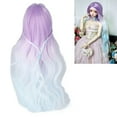 thumbnail image 1 of 1/3 Ball Jointed Doll Wig, Soft High Temperature Silk Long Curly Hair, Simulation Scalp Doll Replacement Hair Wig with Elastic Inner Net, for 21-24cm Dolls, 1 of 7