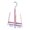 Pink, variant on YongCo Multifunctional Shoe Tie Rack With Insole Clip VerticalHang1ngOrganizers Sturdy Bathroom Balcony Accessory Daily Use