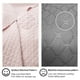 thumbnail image 5 of Colcha HORIMOTE HOME King Size de microfibra rosa claro, 5 of 7