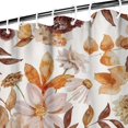 thumbnail image 3 of Waterproof Beautiful Colorful Floral Shower Curtain 72x72 Inch Boho Style Polyester Unique Shower Curtain for Bathroom Hotel Home Decor with 12 Plastic Hooks, 3 of 5