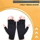thumbnail image 5 of 1 par de guantes antideslizantes para artritis de manos, guantes de punto con pegamento para medio dedo, para hombres y mujeres, 5 of 6