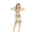thumbnail image 1 of Girl Hawaiian Round Neck with Ruffle Dress in Rafelsia Cream Size 2, 1 of 2