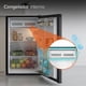 thumbnail image 4 of White Westinghouse  Refrigerador Frigobar 4.4 pies 124L  Modelo WWCR44124LHS  Control mecánico de temperatura  Puerta reversible y Luz interior  Condensador interno  Pata ajustable, 4 of 8