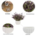 thumbnail image 4 of Enova Home Artificial Lavender Flower in Ceramic Pot for Home Office Wedding Party Decoration, 4 of 5