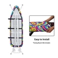 thumbnail image 4 of HELLHERO Ironing Board Cover Non-Slip Home Protective Cover Easy to Install 15"x54", Flowers, 4 of 5