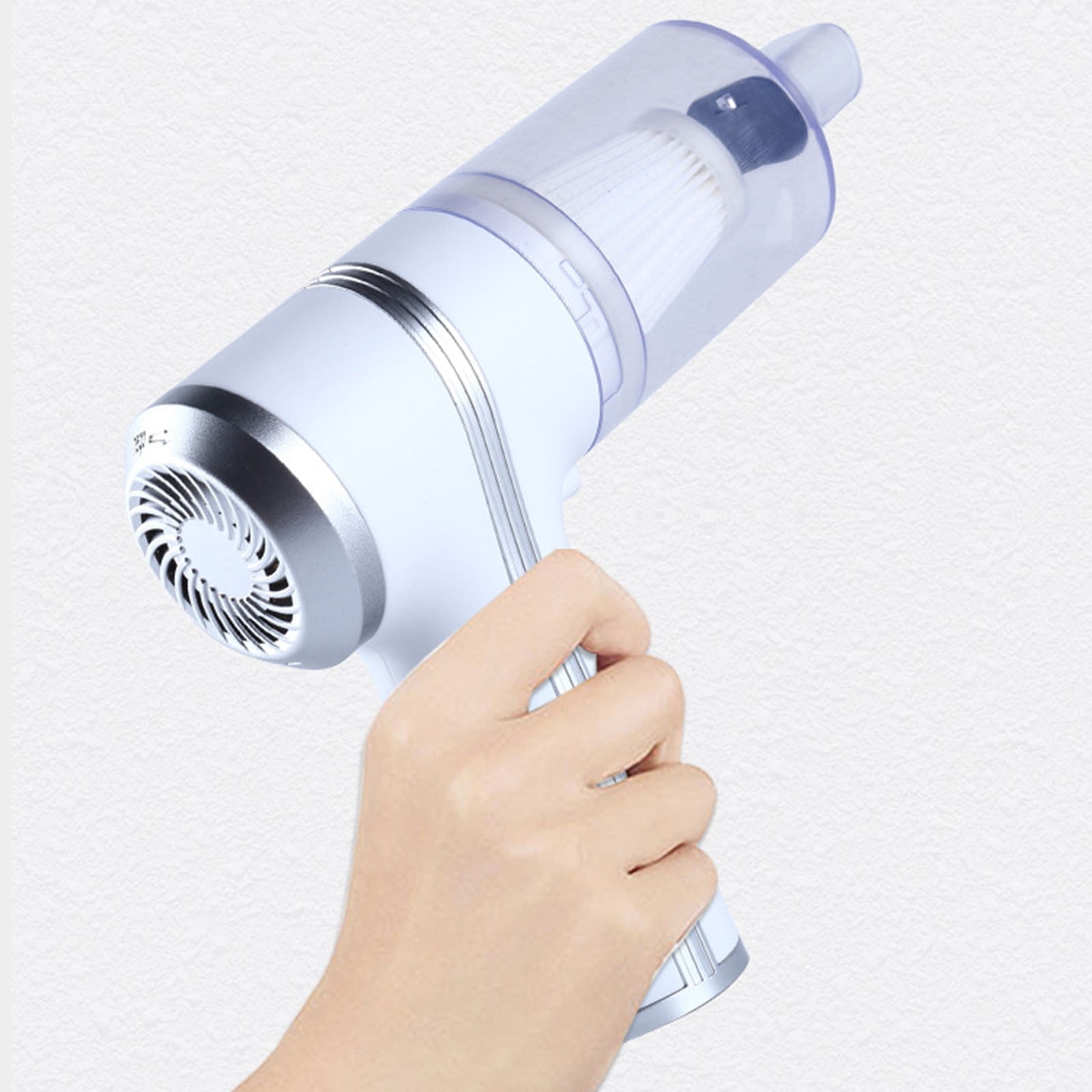 Handheld Car Vacuum Cleaner Wireless,120W Powerful Suction Wet and Dry Portable Vacuum with USB Charging,Three Brush Heads for Pet Hair Dirt Debris,Easy Cleaning for Cars Home and Stairs-Free Size