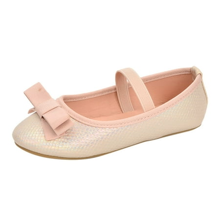 

Children Shoes Flat Shoes Shoes With Sequins Bowknot Girls Dancing Shoes