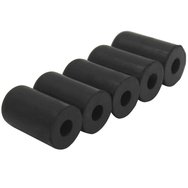 5 Pcs Protecteurs de Violoncelle, Embout en Caoutchouc Noir Portable Accessoire pour Instruments de Musique