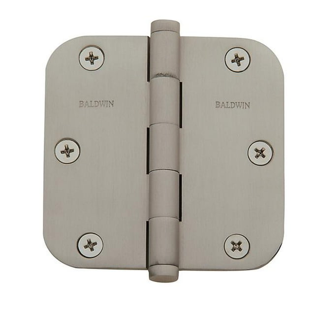 Baldwin 1135150I Charnière d'Angle de 3,5 x 3,5 Po&44; Nickel Satiné
