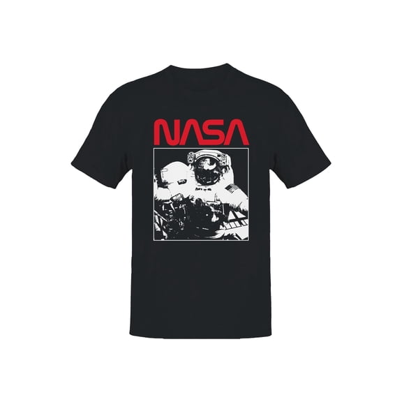 Officially Licensed Nasa Astronaut Spacewalk Art Men's T-shirt