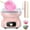 Pink, variant on Cotton Candy Machine,Pink Cotton Candy Maker 500W Candy Floss Sugar Maker Machine Birthday Party Gift