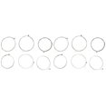 thumbnail image 3 of Cuerdas de Guitarra Electrica (008-038) Pulgadas Extremo de Bola Plateado Nickell 18Pcs/Set Blanco Cuerdas para Guitarra Musical, 3 of 5