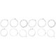 thumbnail image 3 of Cuerdas de Guitarra Electrica (008-038) Pulgadas Extremo de Bola Plateado Nickell 18Pcs/Set Blanco Cuerdas para Guitarra Musical, 3 of 10