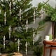 thumbnail image 4 of Decoraciones de Árbol de Navidad Collar de Colgante de Acrílico Transparente Metálico Decoración de Árbol de Navidad Colgante Ornamentos de Árbol de Navidad, 4 of 6