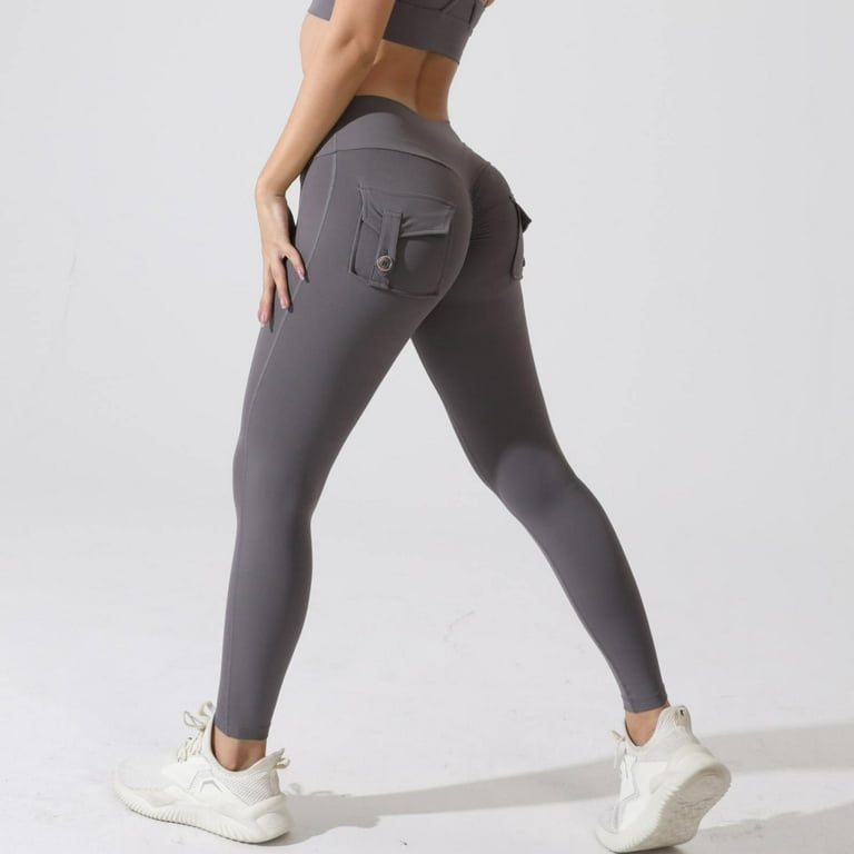 Dark Gray Leggings Womens Fashion Butt Lifting Leggings With