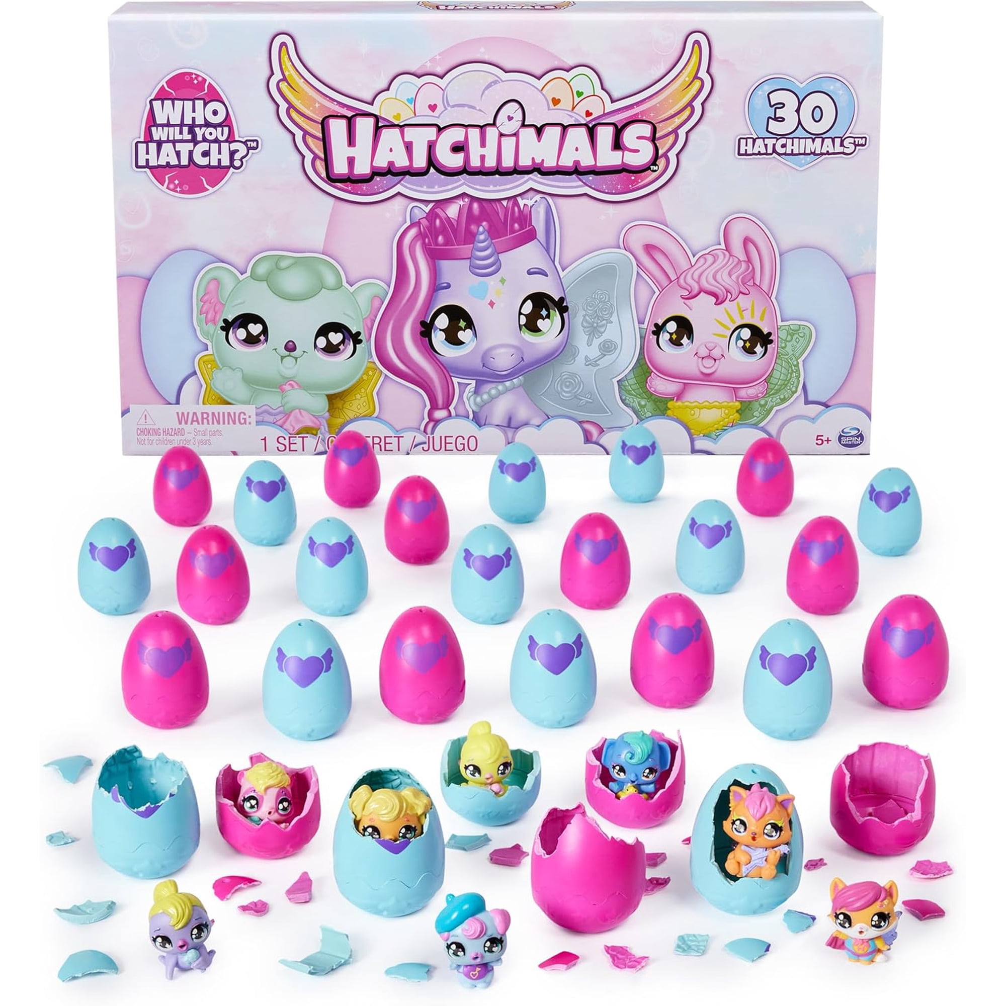 Hatchimals Alive CollEGGtibles 30 Egg Mystery Value Pack - Mini Figures Ultimate Cracking Set: Who Will You Hatch?