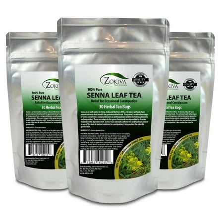Senna Tea 3-PacK 90 Bags 100% Natural Herbal (Best Natural Laxative Tea)