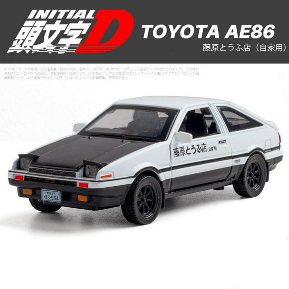 1/32 Initial D AE86 Alloy Car Models Toys Alloy Diecast Scale Car Model With Light Sound Pull Back Toys Childens Gifts For Boys