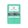thumbnail image 3 of Cartera Karla Hanson de piel con bloqueo RFID, color aguamarina, 10 x 7 x 2 cm, 3 of 4