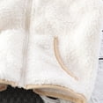 thumbnail image 2 of Cethrio Girls Fleece Vests, Fall Winter Zip up Sleeveless Warm Outerwear with Pockets White Size 5-6 T, 2 of 6