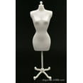 thumbnail image 6 of 30cm Mini Mannequin Dress Clothes Gown Model Stand for Doll Display Holder, 6 of 7