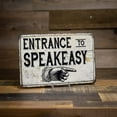 thumbnail image 5 of Entrance to Speakeasy Vintage Look Chic 16 x 24 Matte Finish Metal 116240020151, 5 of 8