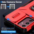 thumbnail image 4 of Funda para GANGXUN Samsung Galaxy A15 5G - Soporte metálico, Función magnética, Rojo, 4 of 5