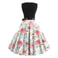 thumbnail image 2 of Prolriy Robe de Cocktail Sans Manches Vintage Robes de Cocktail Vintage Robes de Soirée Robes de Mariage Robes de Bal Robes de Fête pour Femmes 2025 Robe de Réveillon Rose m, 2 of 3