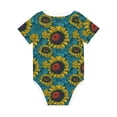 thumbnail image 5 of Balery Sunflowers Pattern Baby Climbing Clothes Infant Bodysuit Cute Infant Bodysuit Baby Romper-2 Years, 5 of 7